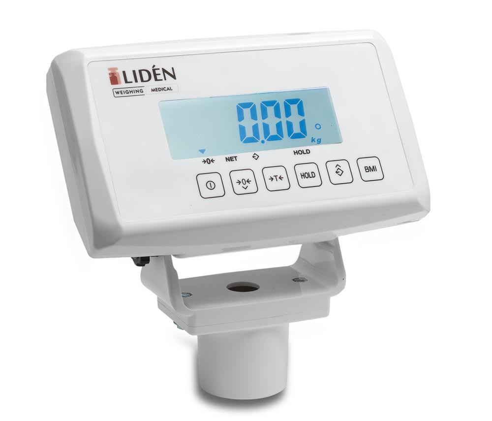 MBWA, Medicinskt godkänd rullstolsvåg / patientvåg Lidén Weighing medcial 300kg/100g